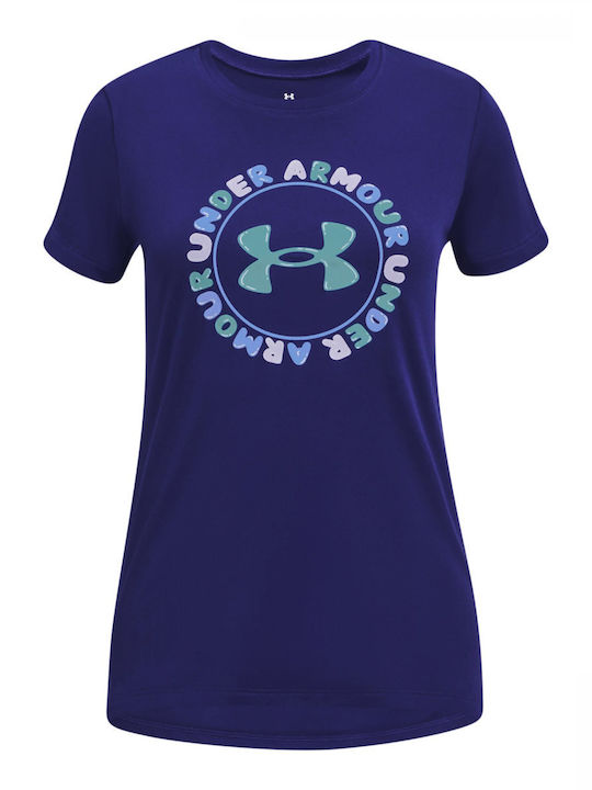 Under Armour Tricou pentru copii Albastru marin