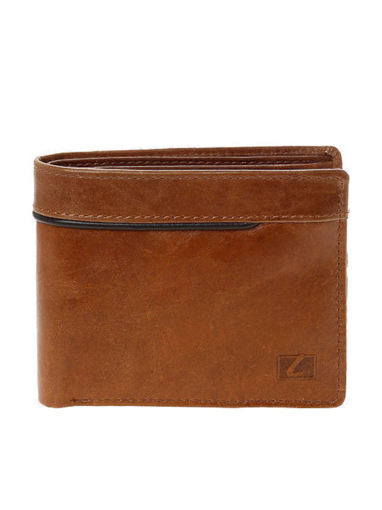 Lavor Δερμάτινο Ανδρικό Πορτοφόλι με RFID Cognac