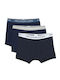 Ralph Lauren Men's Boxers Navy Blue/Navy White/ Navy Grey 3Pack