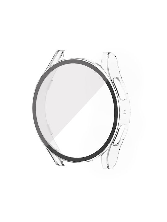 2 in 1 Пластмасов Калъф в Прозрачен цвят за Samsung Galaxy Watch 5 (40мм)