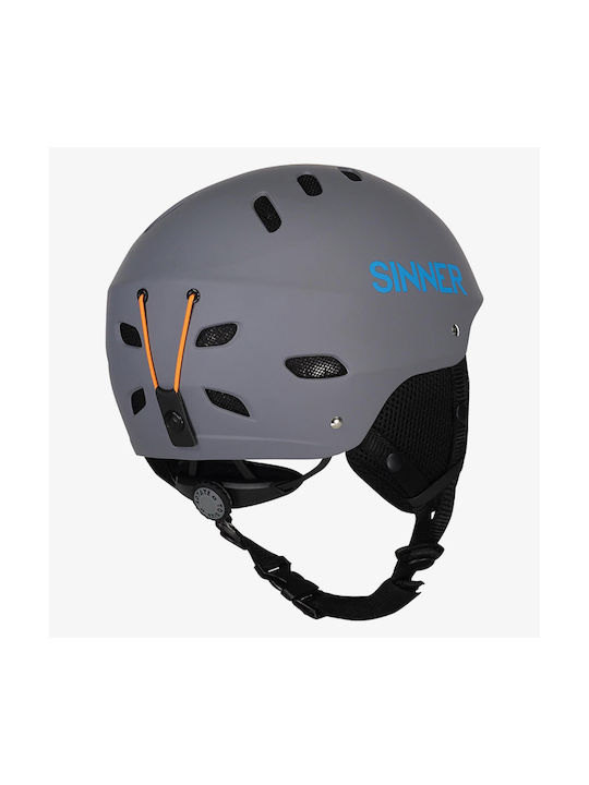 Sinner Bingham Helmet for Ski & Snowboard Grey/Blue