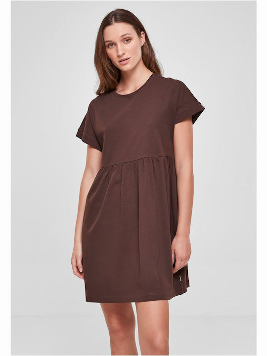 Urban Classics Summer Mini Dress Brown