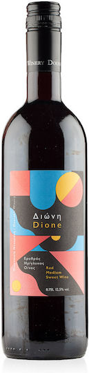 Oinopoieio Andreas Ntourakis Wine Dioni Red Semi Sweet 750ml