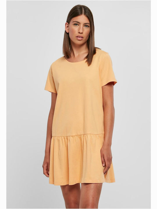 Urban Classics Summer Mini Dress Paleorange