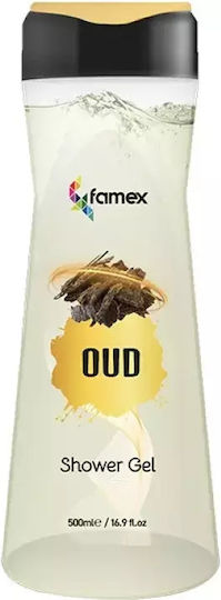 Famex Oud Bubble Bath Gel With Sandalwood Scent 500ml