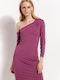 Desiree Mini Evening Dress Purple