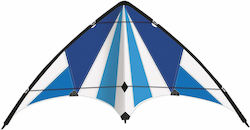 Gunther Stunt Kite Kite Blue Loop Tesatura cu sfoară și sac de depozitare 130x69cm