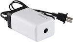 CT-202 Aquarium Air Pump Double Outlet with Maximum Adjustable Flow Speed 1.5lt/h