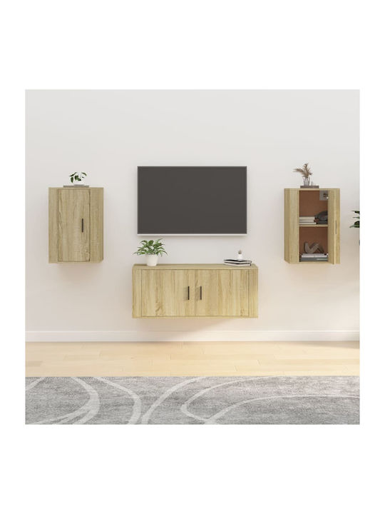Wall Cabinets Sonoma Oak 2 Pieces 40x34.5x60cm