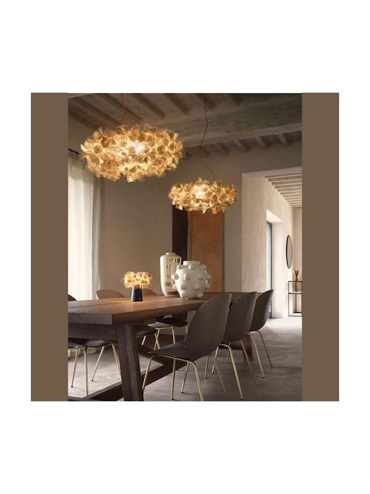 Slamp Clizia Pendant Light Gold with Socket E27 53cm