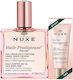 Nuxe Women's Moisturizing Cosmetic Set Huile Prodigieuse Florale Suitable for All Skin Types with Eye Cream / Hair Oil / Face Oil / Body Oil 2pcs 115ml