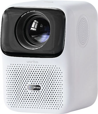 Wanbo T4 Projector Full HD Λάμπας LED με Wi-Fi και Ενσωματωμένα Ηχεία Λευκός