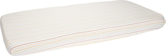 Little Dutch Vintage Sunny Stripes Baby Sheet Crib Cotton Fitted 60x120cm
