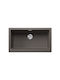Blanco Vintera XL 9-UF 526800 Drop-In Spüle aus Verbundgranulat B90xT51cm Volcano Grey