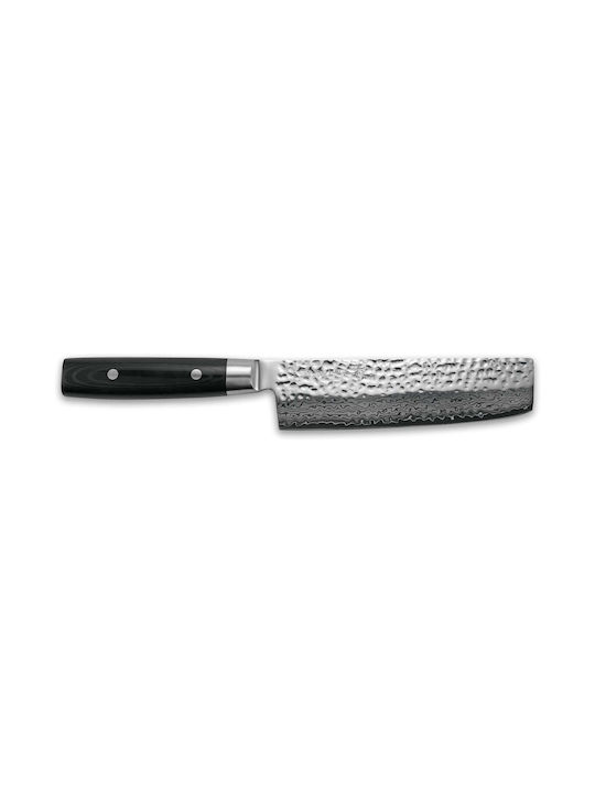 Yaxell Zen Knife Nakiri from Damascus Steel 16.5cm