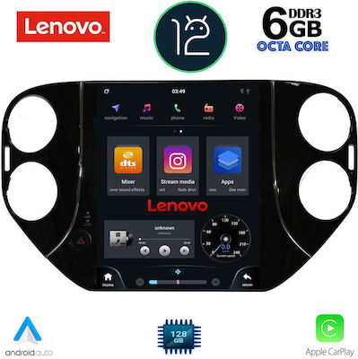 Lenovo Sistem Audio Auto pentru Volkswagen Tiguan 2010-2013 (Bluetooth/USB/AUX/WiFi/GPS/Partitură) cu Ecran Tactil 9.7"