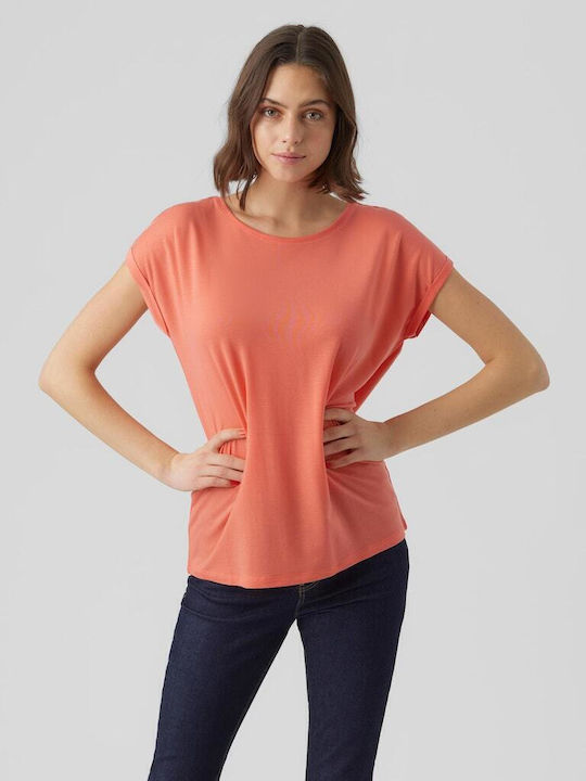 Vero Moda Damen T-Shirt Georgia Peach