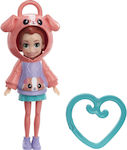 Mattel Jucărie Miniatură Puppy Polly Pocket Hoodie Buddy - Păpușă de cățeluș