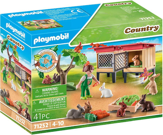 Playmobil Държава Къща за зайчета за 4-10 години
