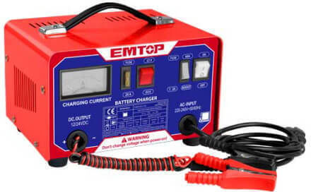 Emtop Emtop Batterieladegerät Für Auto & Lastkraftwagen 12/24V 12/24V