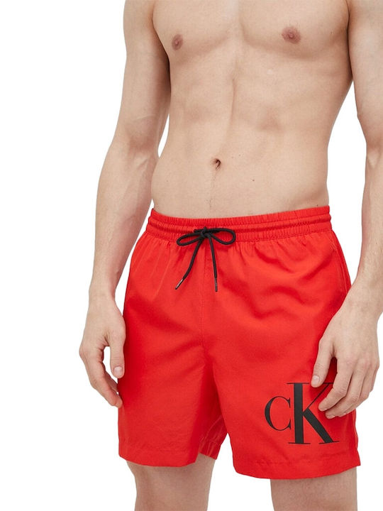 Calvin Klein Ανδρικό Μαγιό Σορτς Κόκκινο