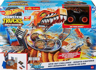 Mattel Hot Wheels Monster Trucks: Arena Smashers - Spin-Out Challenge Playset (HNB93)