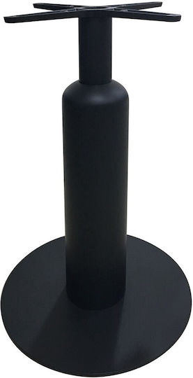 Woodwell Toby Stand De Masă Metalic Masă Neagră 50x50x72cm E0620 2 Bucăți
