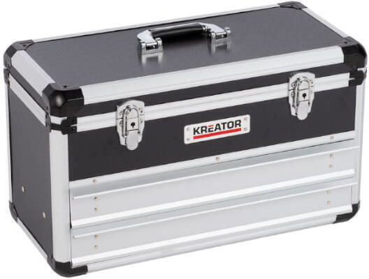 Kreator Tool Case Aluminum 3 Slots Dimensions: W52.3xD30.5xH24cm