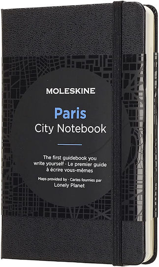 Moleskine Voyageur Traveller's City Notizbuch mit leeren Seiten und Gummiband Schwarz