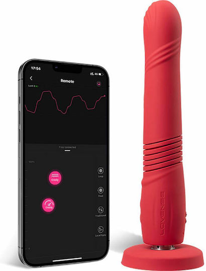 Lovense Gravity Mini Διπλός Δονητής με Απομακρυσμένο Έλεγχο 13cm Κόκκινος