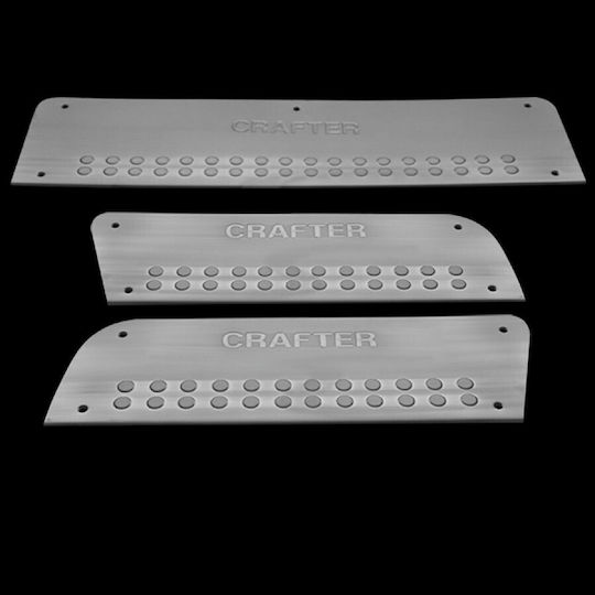 S-dizayn Car Interior Decorative Door Sills Mercedes Benz S Volkswagen Crafter 3pcs