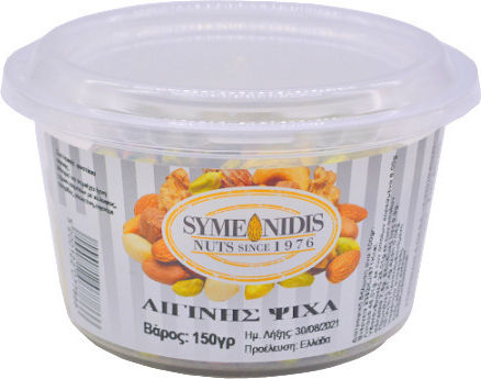 Symeonidis Aegina Peanuts Shelled Raw Shelled Unsalted 150gr