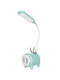 Arrango AT79272 Rechargeable LED Office Lamp with Flexible Arm in Green Color