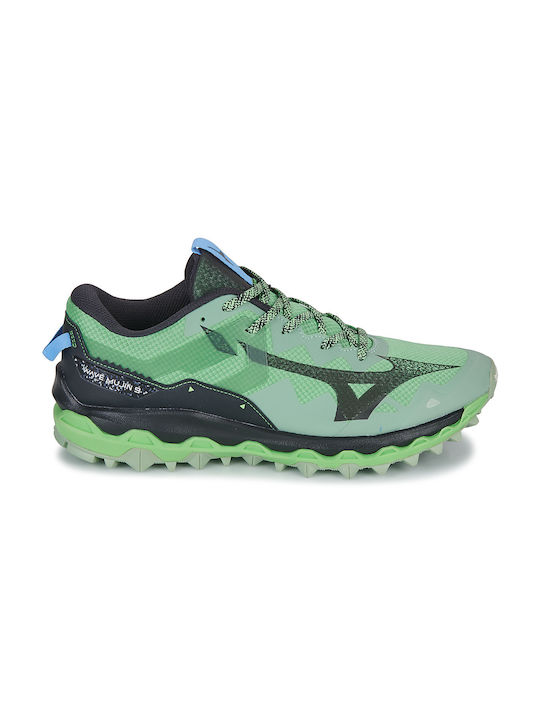 Mizuno Wave Mujin 9 Sport Shoes Running Green