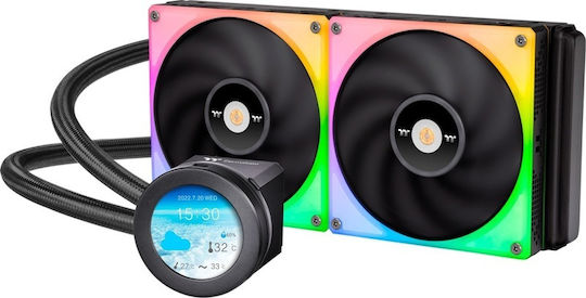 Thermaltake Toughliquid 280 RGB Water Cooling System AIO CPU with 2 140mm Fans