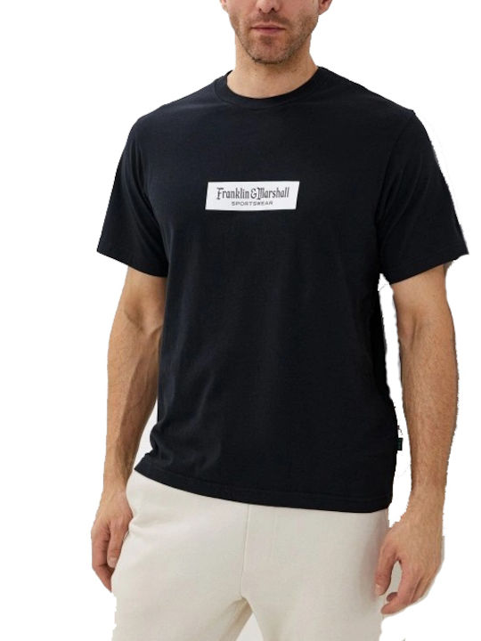 Franklin & Marshall Men's Short Sleeve T-shirt Black