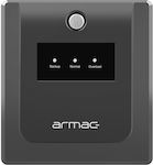 Armac H/1000E/LED UPS Line-Interactive 1000VA with 4 Schuko Power Plugs