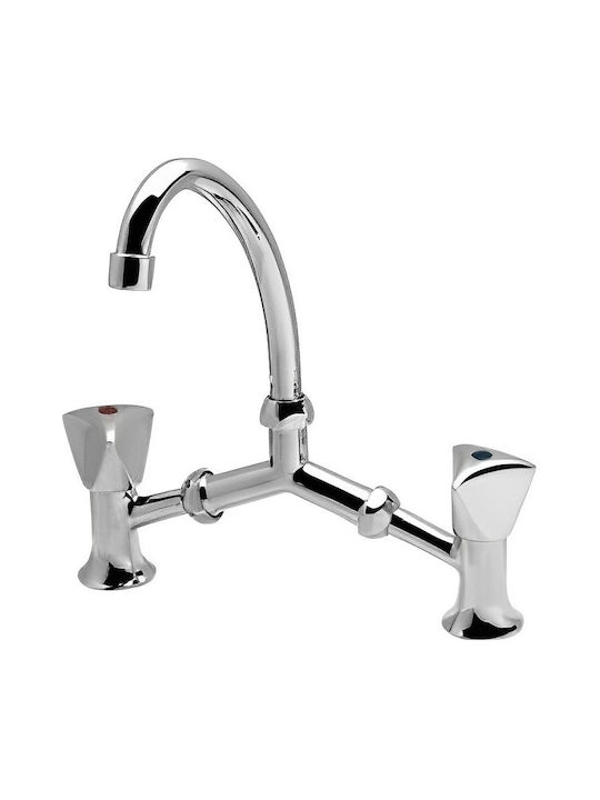 036010-082 Sink Faucet Silver