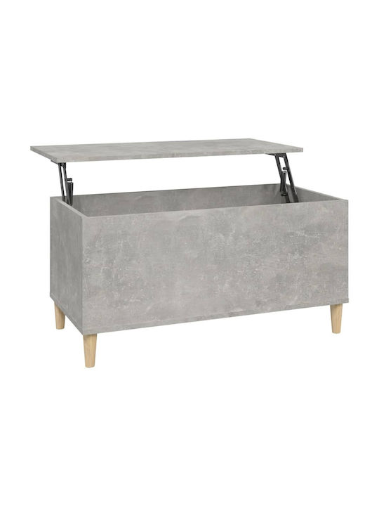 Rechteckig Couchtisch mit Servierkraft Gray L90...