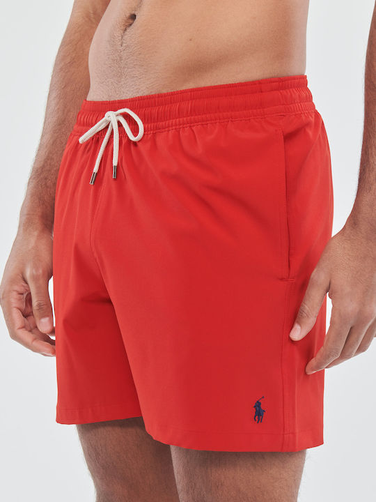 Ralph Lauren Traveler Ανδρικό Μαγιό Σορτς Κόκκινο