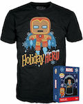 Funko Pop! / Pop! Tees Marvel: Gingerbread Iron Man (M)