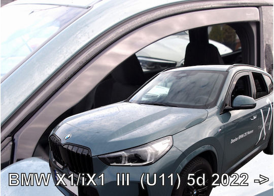 Heko Set deflectoare de vânt Dark Fime pentru BMW X1 (U11) /iX1 5D 2022 4buc