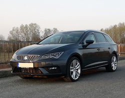 Szatuna Classic Σετ Ανεμοθραύστες Μπροστινοί για Seat Leon III 5D 2τμχ 2818