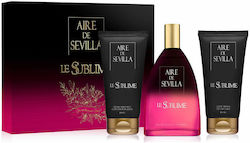 Instituto Espanol Aire De Sevilla Le Sublime Set pentru femei cu Loțiune de corp 3buc Instituto Espanol Aire De Sevilla Le Sublime Set pentru femei cu Loțiune de corp 3buc