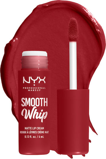 NYX Professional Makeup Smooth Whip Matte Lip Cream Υγρό Κραγιόν Matte Velvet Robe 4ml