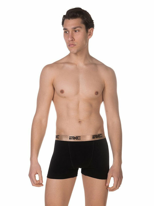 Comfort Herren Boxershorts Black/Gold 1Packung