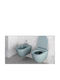 GSI Pura Ghiaccio Bidet Wandbehang 36x50cm Gray