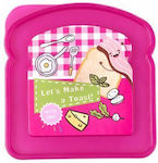 Homeplast Kids Lunch Plastic Box Pink