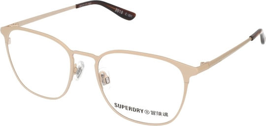 Superdry Metallisches Brillengestell Gold 2018 001