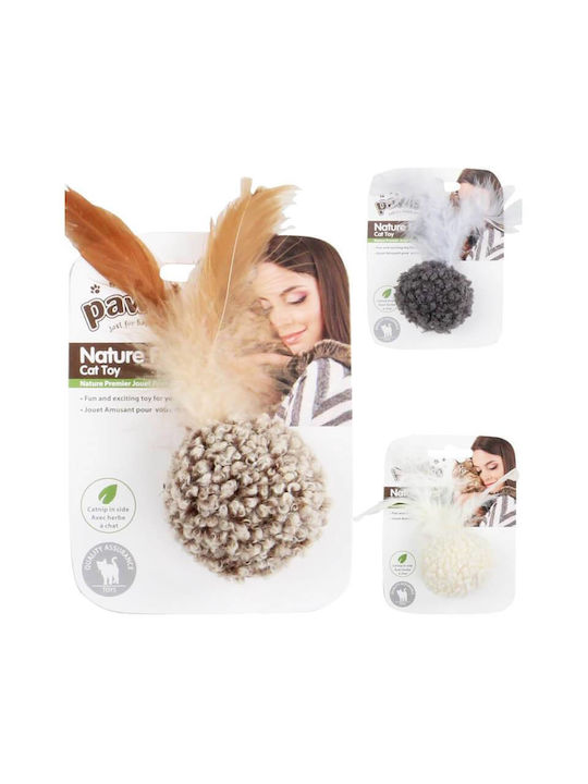 Pawise Nature First Ball Παιχνίδι Γάτας Μπάλα (Διάφορα Χρώματα)